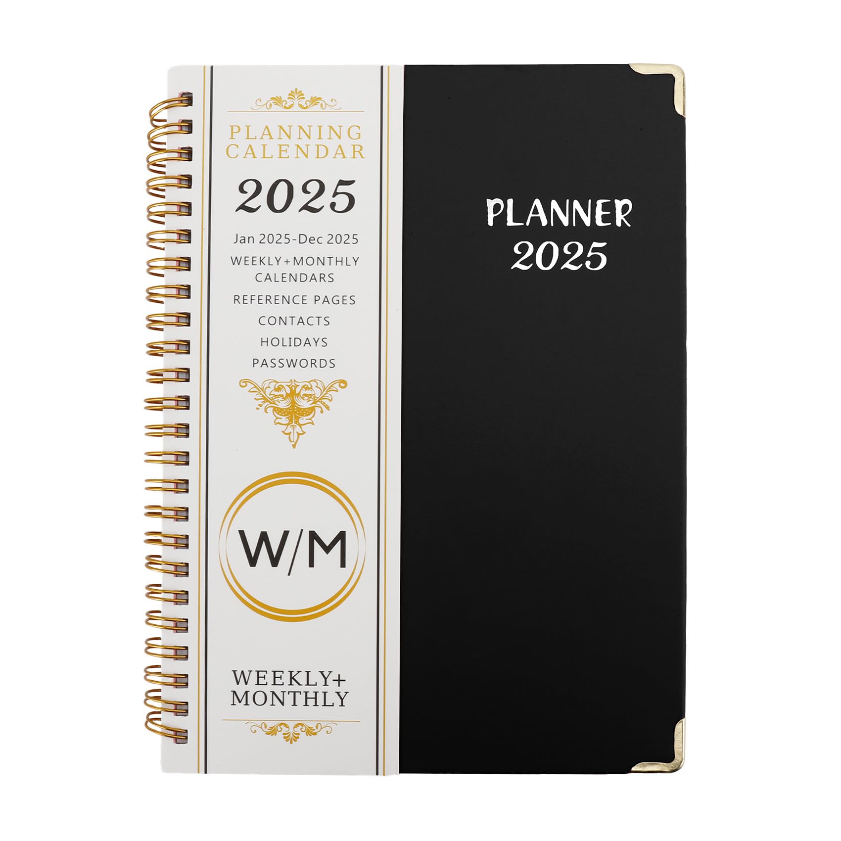 2025 Planner, Planner 2025, 2025 Planner Weekly and Monthly, 2025 Calendar Monthly Planner with Printed Tabs Jan 2025 - Dec 2025, Flexible Cover