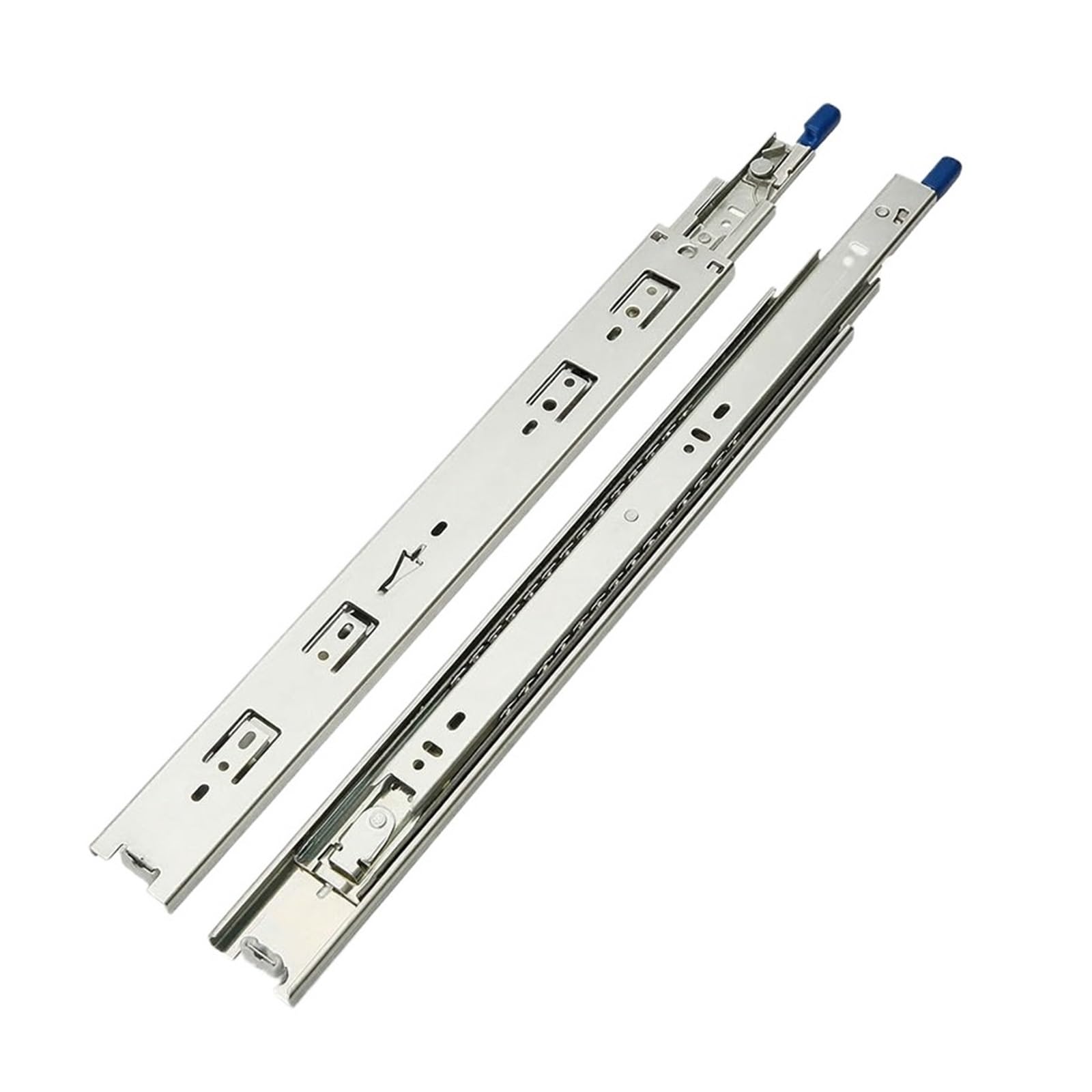 Guide per cassetti con cuscinetti a sfera montati Guide For Cassetti Resistenti A 3 Pieghe, Larghezza 45 Mm, Con Serratura(24INCH-600MM)