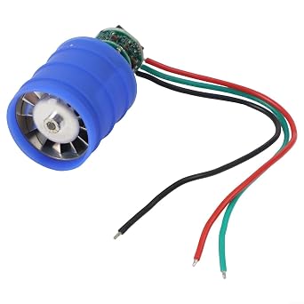 12V DC Brushless Blower Motor, 110000 RPM High-Power Turbo Fan Motor for High-Speed Hand Dryers & Small Appliances