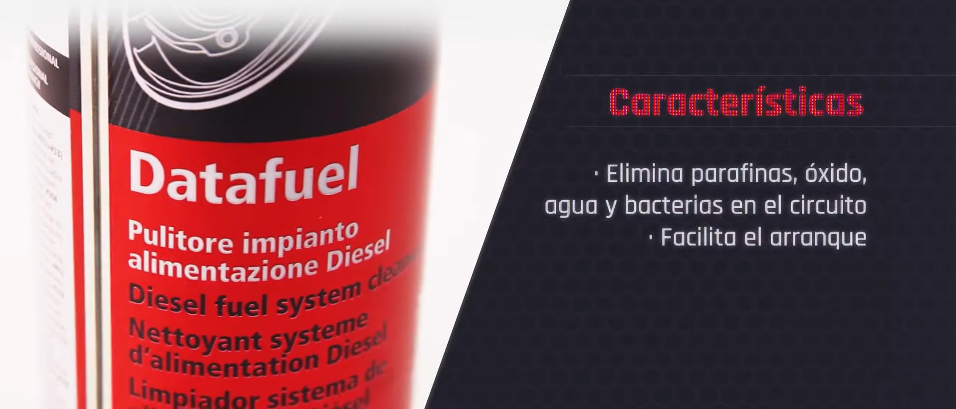Limpia inyección DATAFUEL, aditivo profesional para circuito inyección, desbloquea, desincrusta y lubrica bombas, inyectores, válvulas de admisión y descarga y toda la cámara de combustión, 300ml. (6)