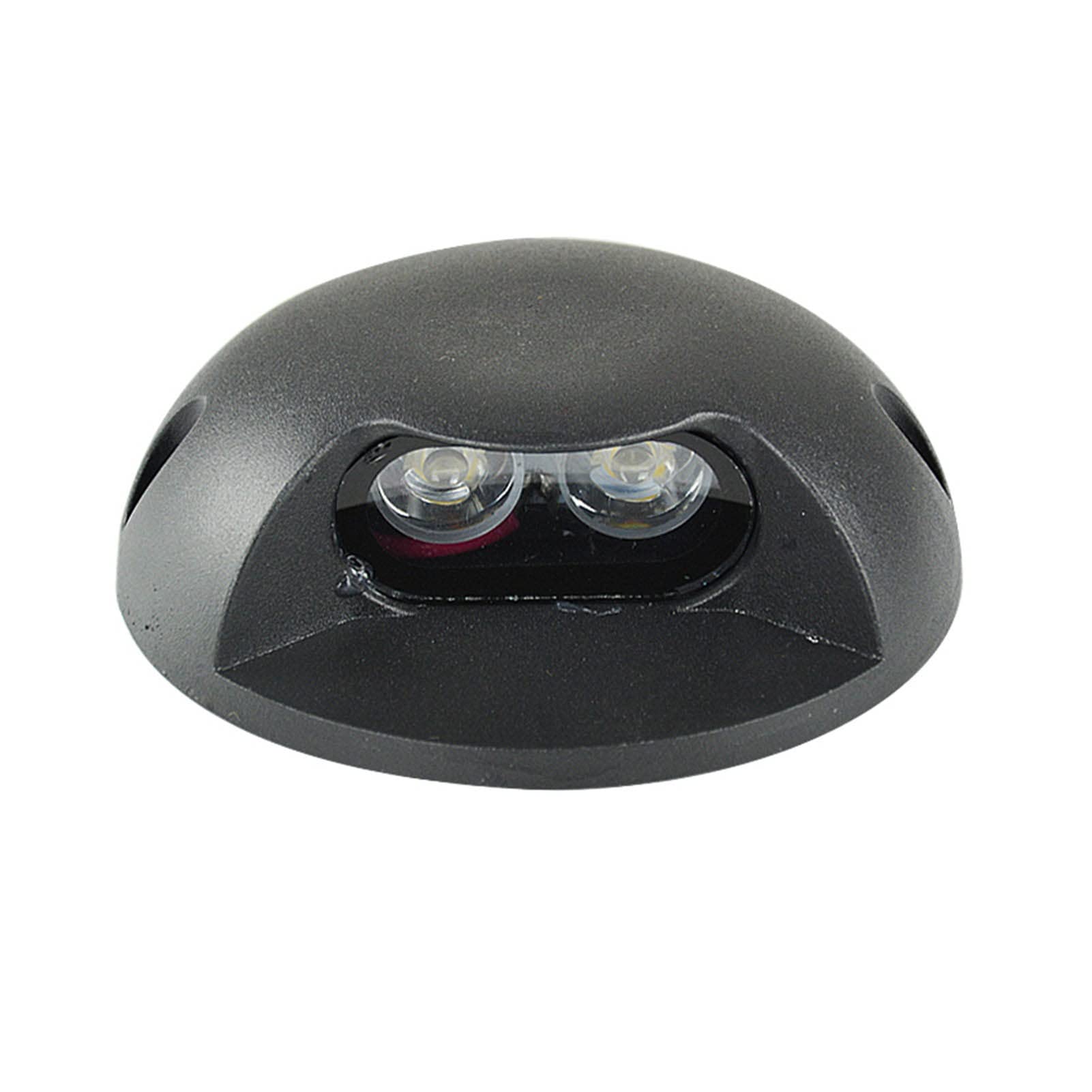 LED Buried Light Recessed Round Underground Light IP65 Waterproof AC12/24V 1 Side Light Transmission Landscape Lights for Outdoor Driveway Deck Step Garden Lights (Blue 4W)