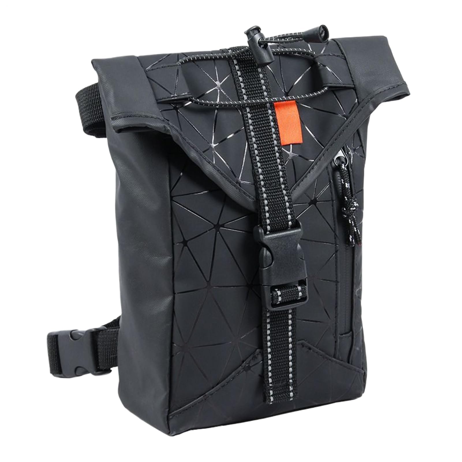 Marsupio impermeabile da 2 l, regolabile, riflettente, per ciclismo, pesca, caccia, corsa, viaggi, attività all'aperto, attrezzatura da festival per sport d'avventura