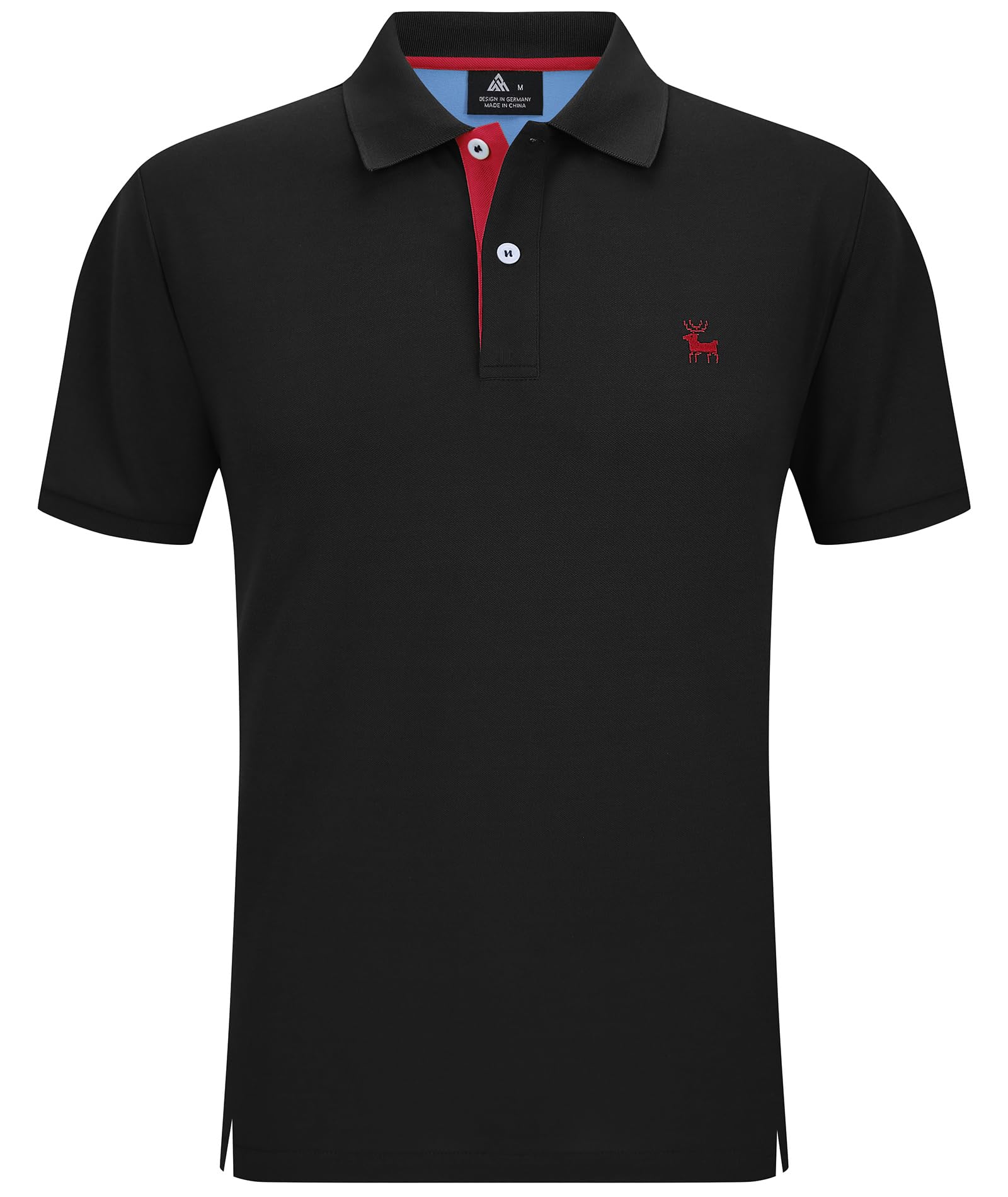 ZITY Polo Uomo Manica Corta T-Shirt per Sport & Casual Confort Morbido