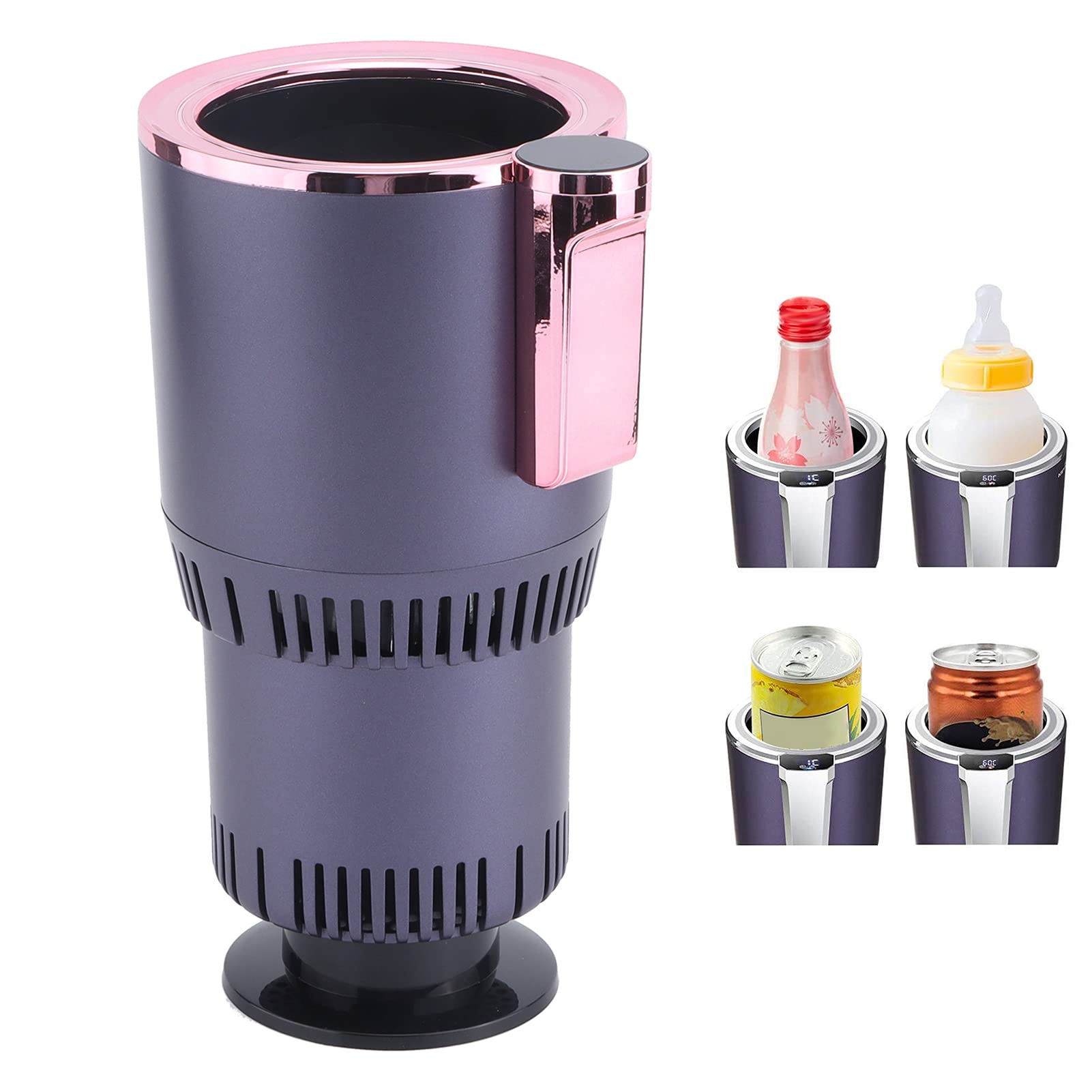 Porta della Tazza Intelligente, Supporto per Bevande Freddo 2 in 1 Tazza per Auto per Pendolare, Accessorio per Coppa di Controllo a Temperatura Portatile