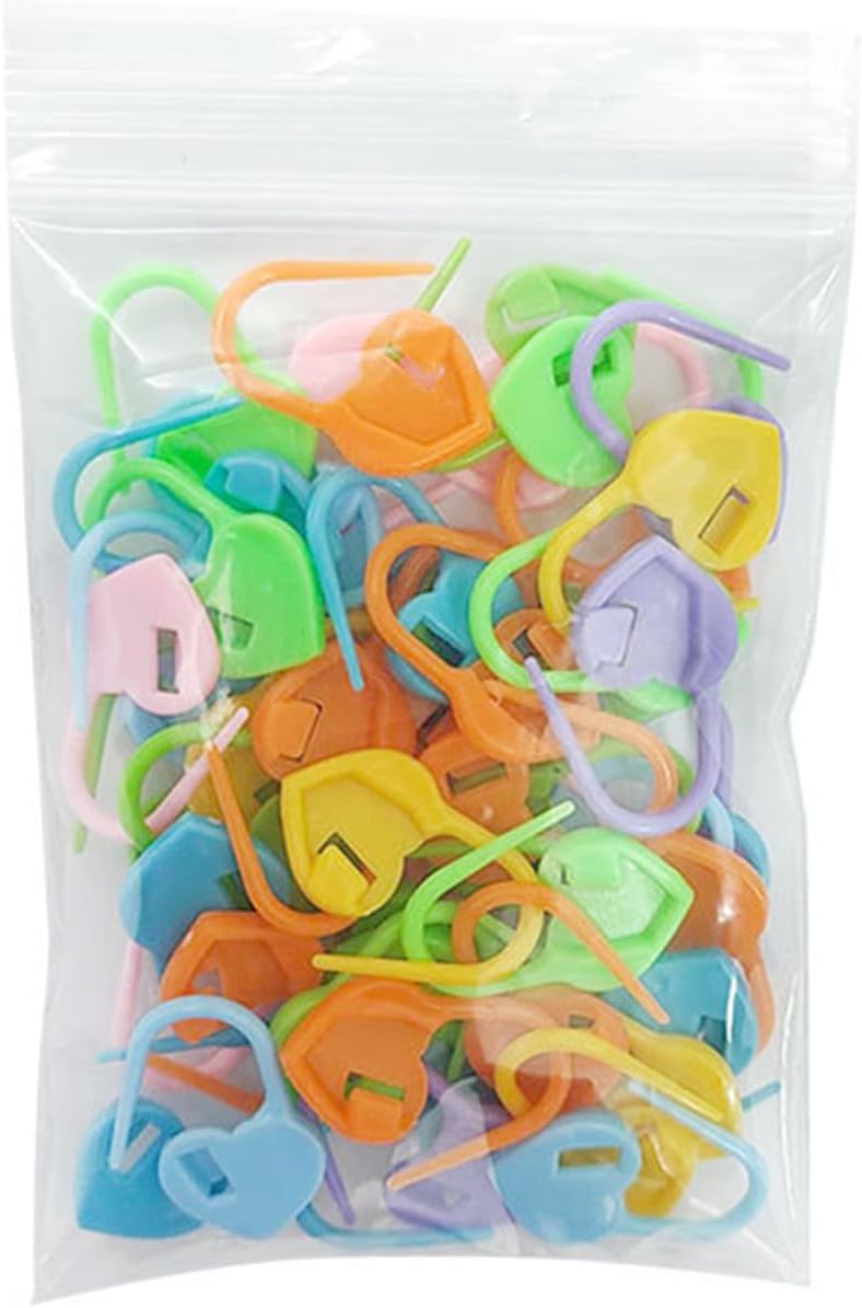 Locking Marker Clip Knitting Locking Stitching Markers, Stitching Marker, Crochet Knitting Needle Clip Buckle Pin Backs