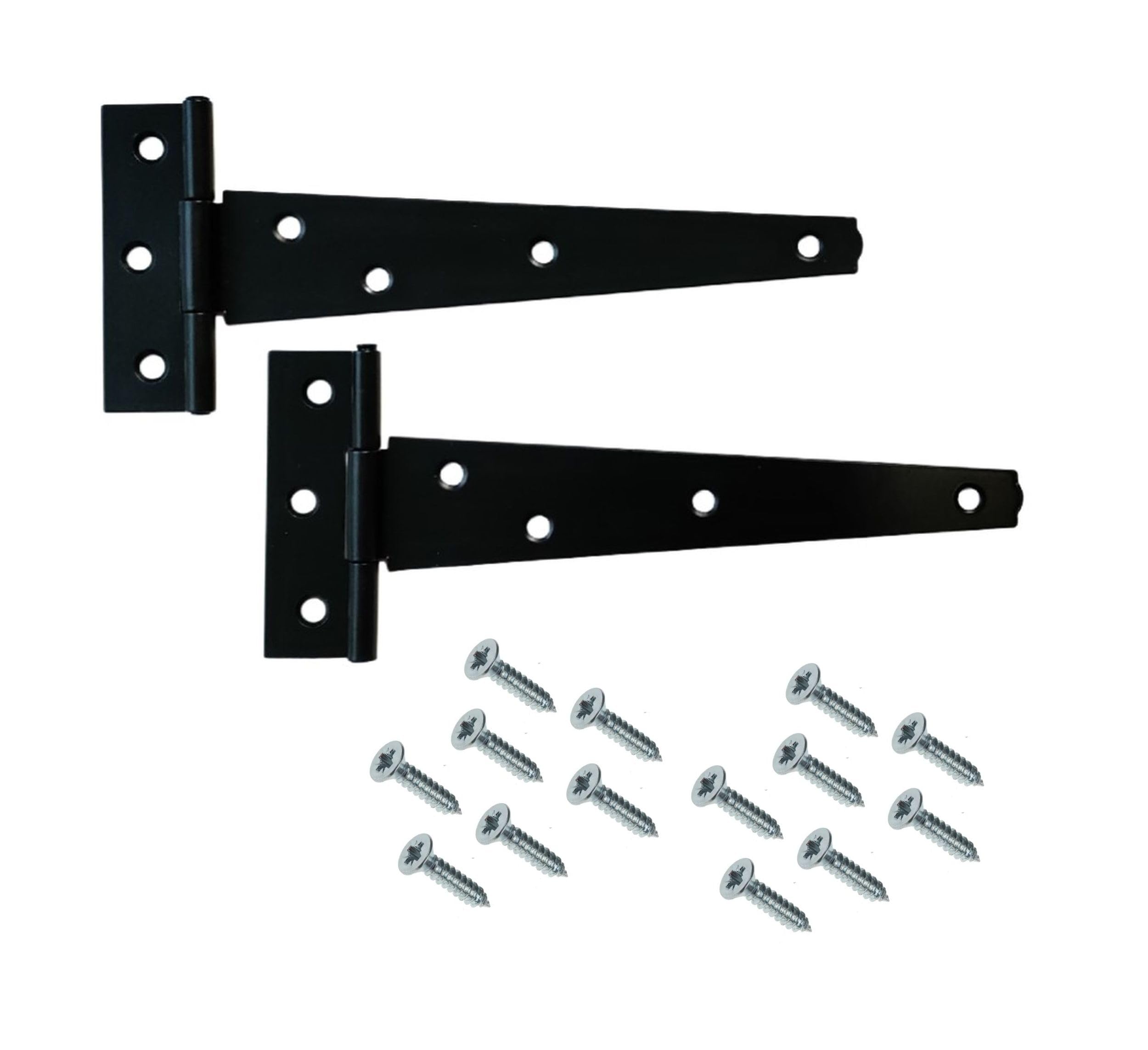 Securit S4523 Light Tee Hinges Black 200Mm 8" Pack Of 1 Pr 5019923145236