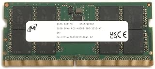 Micron SODIMM 32GB DDR5 4800 PC5 2Rx8 MTC16C2085S1SC48BA1 Laptop Notebook RAM Memory for Dell HP Lenovo and Other Systems