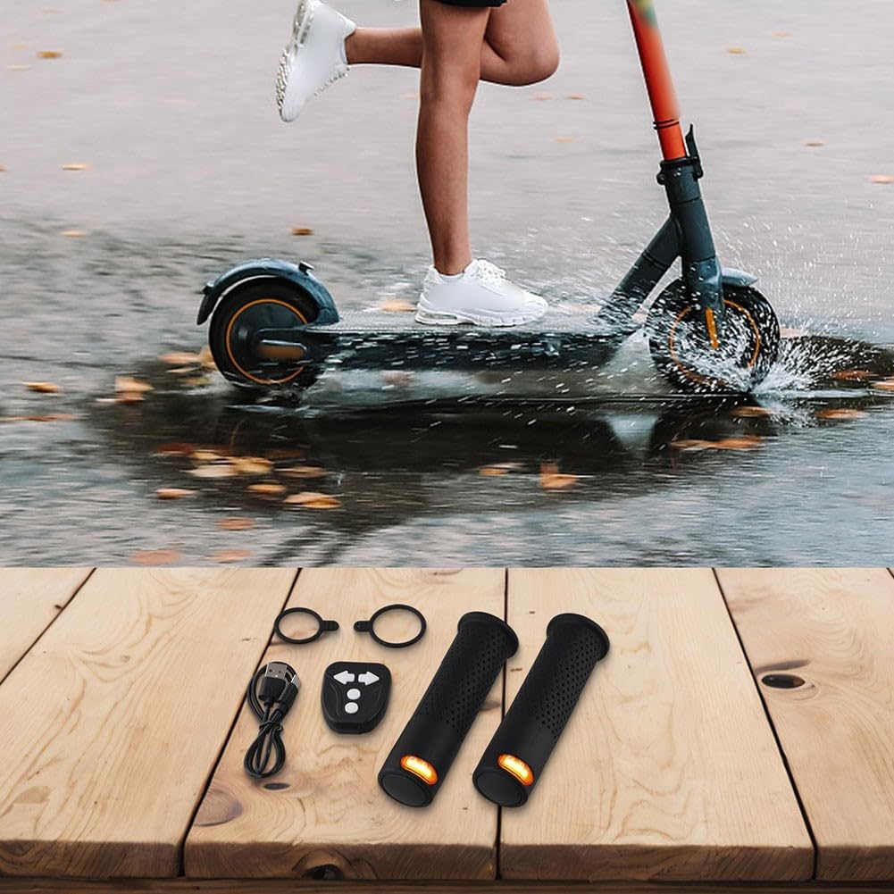 Feux clignotants pour scooter électrique Xiaomi ForM365, poignées de guidon avec télécommande sans fil, indicateurs de guidon LED