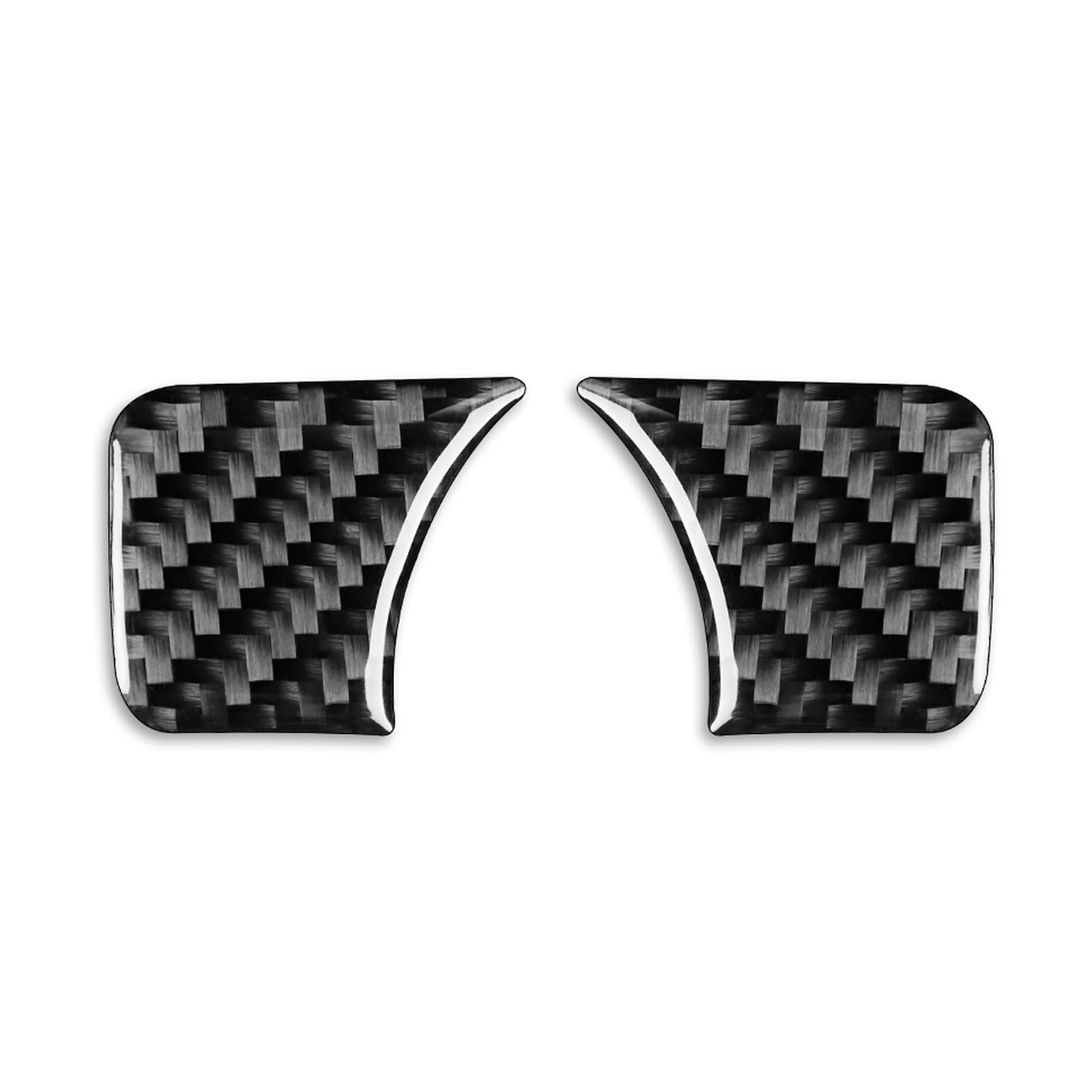 Real Carbon Fiber Car Headlight Switch Button Sticker Cover Trim Compatible with Mercedes-Benz C-Class W204 C300 C350 C63 AMG 2008 2009 2010 Sedan Interior Decal Accessories