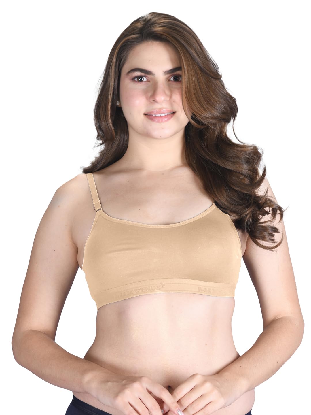 Moulded Sprots Bra with Adjustable Strap-image-8