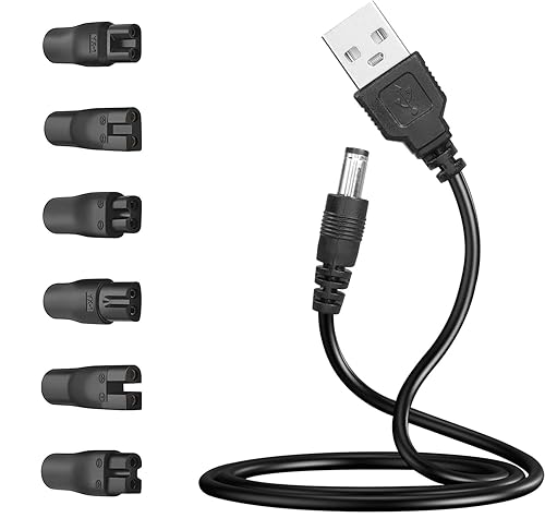 Cargador de repuesto universal para afeitadoras eléctricas de 3,7 V a 5 V, USB para varias marcas de afeitadoras eléctricas, peluqueros eléctricos,