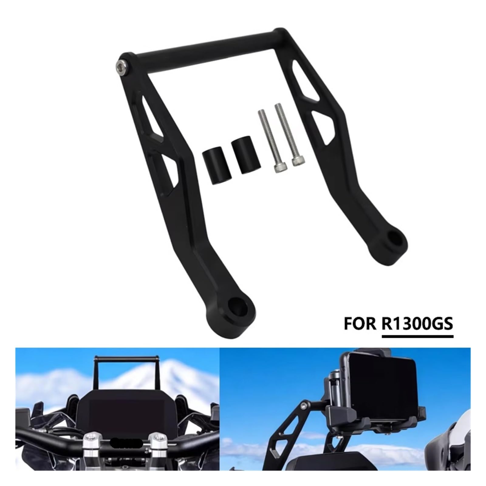 Soporte navegación para BMW para ADV para R1300GS para Adventure 2023 2024 Motocicleta Teléfono Móvil Navegación GPS Manillar Soporte