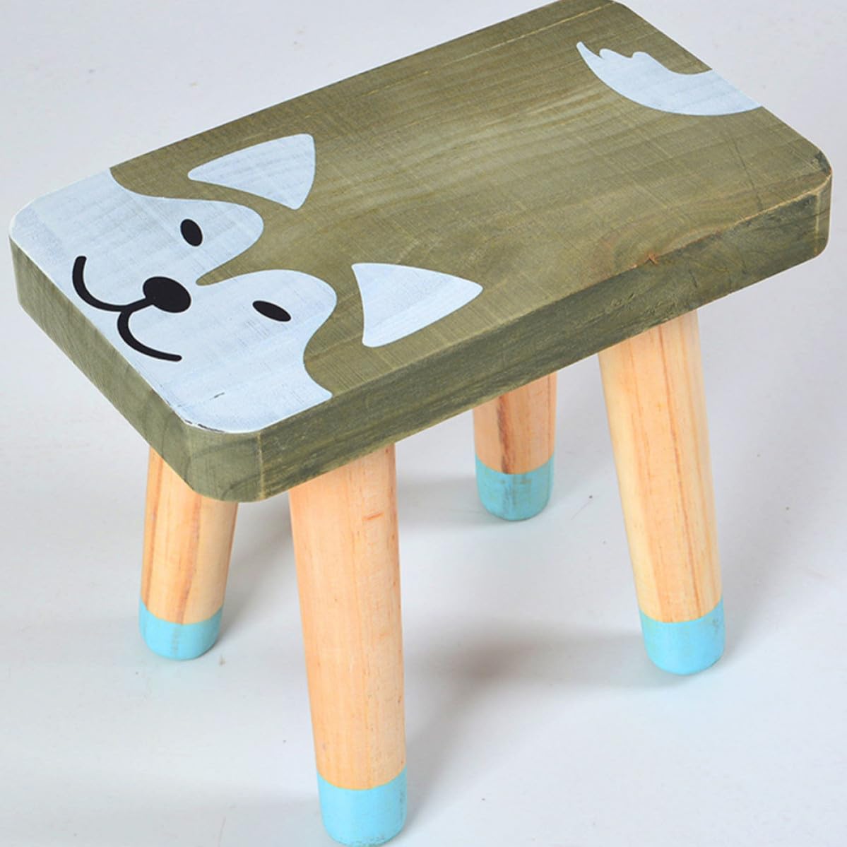 Taburete de Perro de Madera, Ligero y Portátil