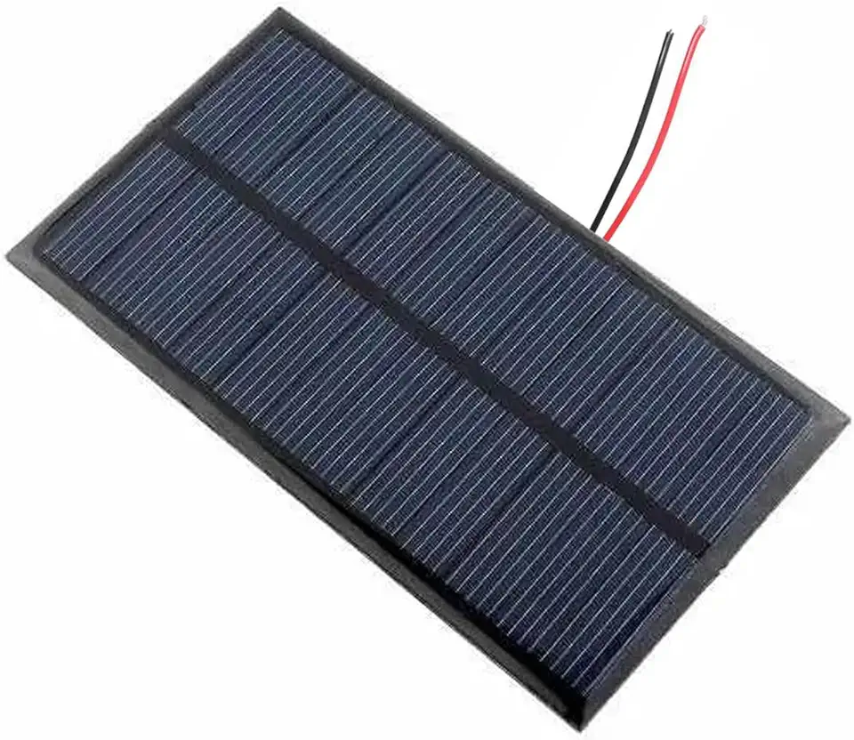 Mini Placa Solar 12v 1.5w Com Cabos P/Ionizador De Piscina