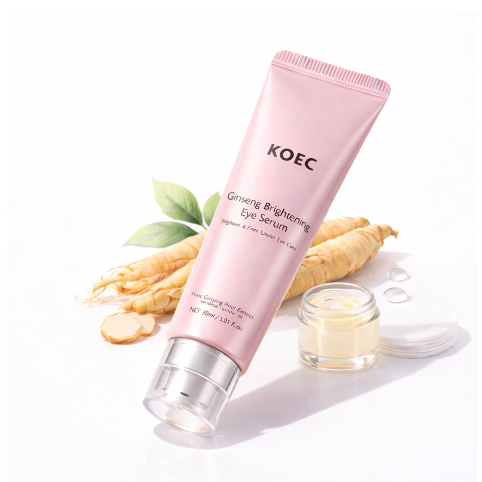 Revive Eye Serum: Ginseng + Retinal, Korean Eye Cream for Dark Circles and Puffy Eyes, Anti Wrinkle Eye Cream, Anti Aging Eye Bags Remover Revive Eye Creams for All Skin Types