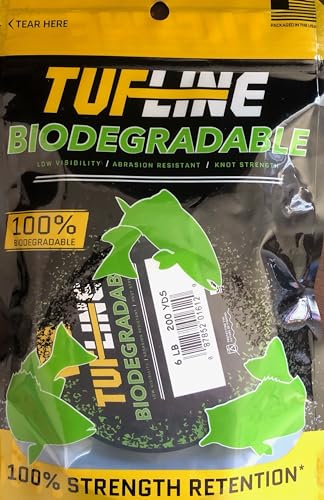Biodegradable Mono 200yds 6 lb Clear