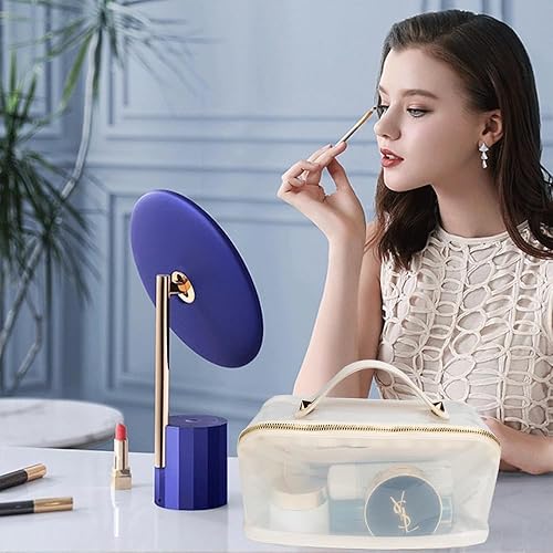 Miniatura 2 de Bolsas de viaje transparentes para artículos de tocador, bolsa transparente de TSA para cosméticos, bolsa ligera de PVC transparente con asa de