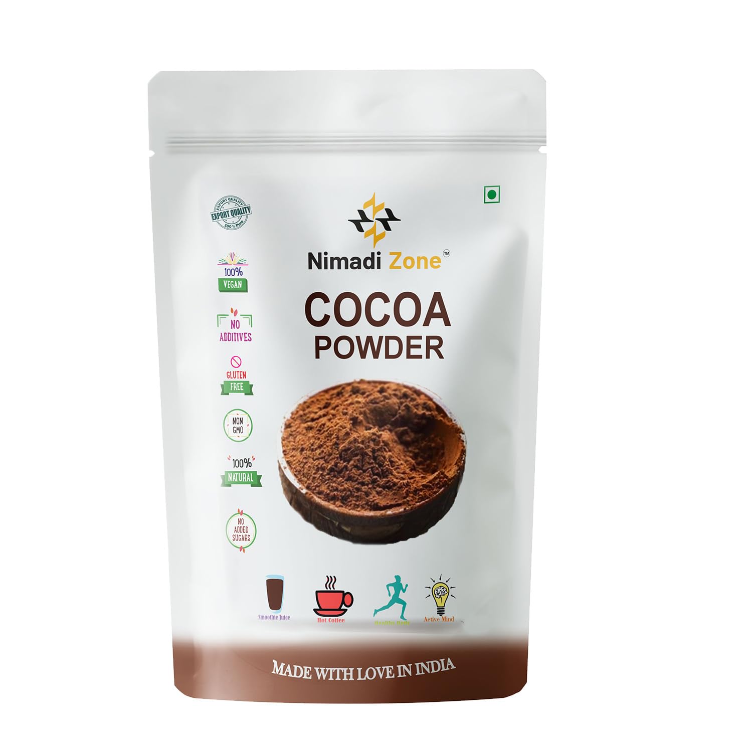 Nimadi Zone Cocoa Powder for Cake Making | Natural, Unsweetened and Vegan - 100 GM by Nimadi Zone (B0D4YHJ5ZG) Amazon Price History, Amazon Price Tracker