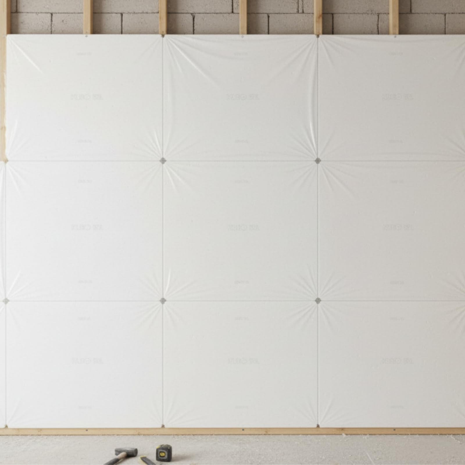 Pannelli in Polistirolo Lastre Spessore 2,5 cm Densità 15gr/mq Fogli 50x50 Isolanti Ideale per Isolamento Termico,Acustico,Soffitto,Multiuso,Imballaggio, Coibentazione e Cappotto (10)