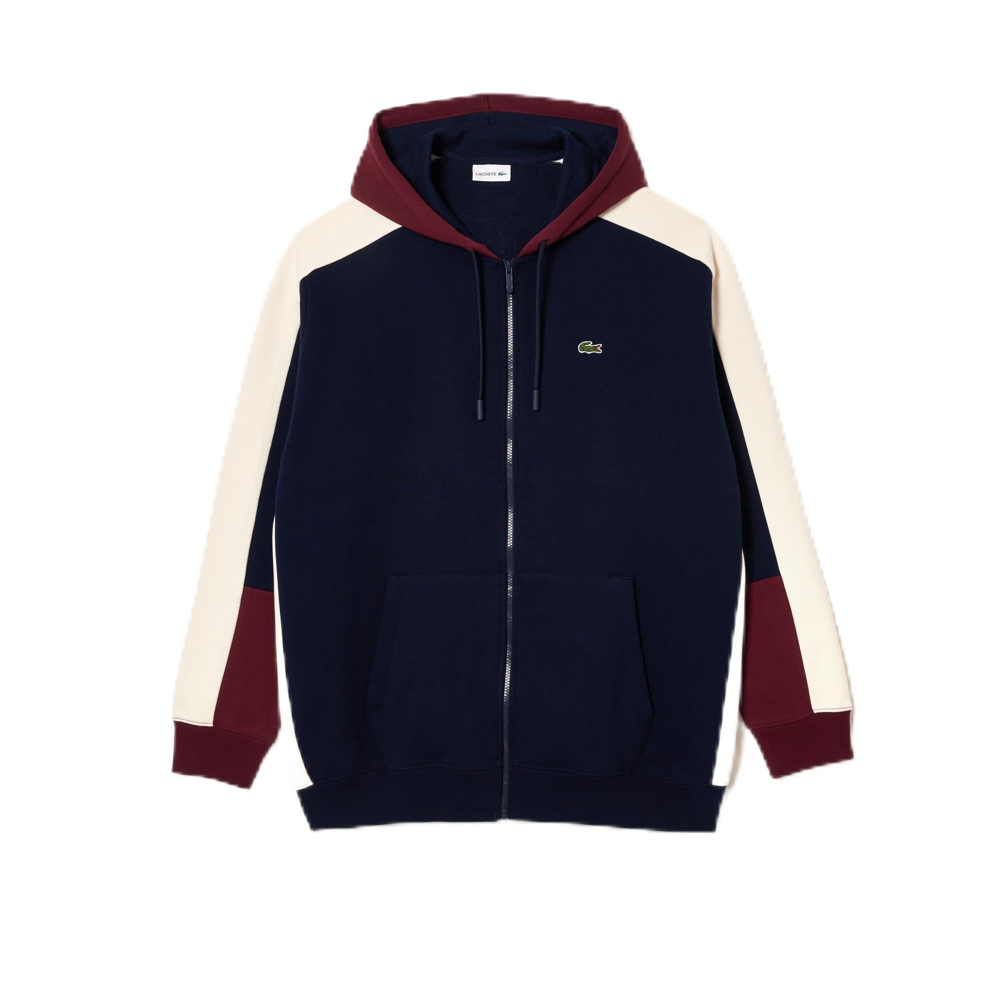 

                                                    Lacoste Men's Big Fit Zip-Up Hoodie, 2XLB, NAVY BL