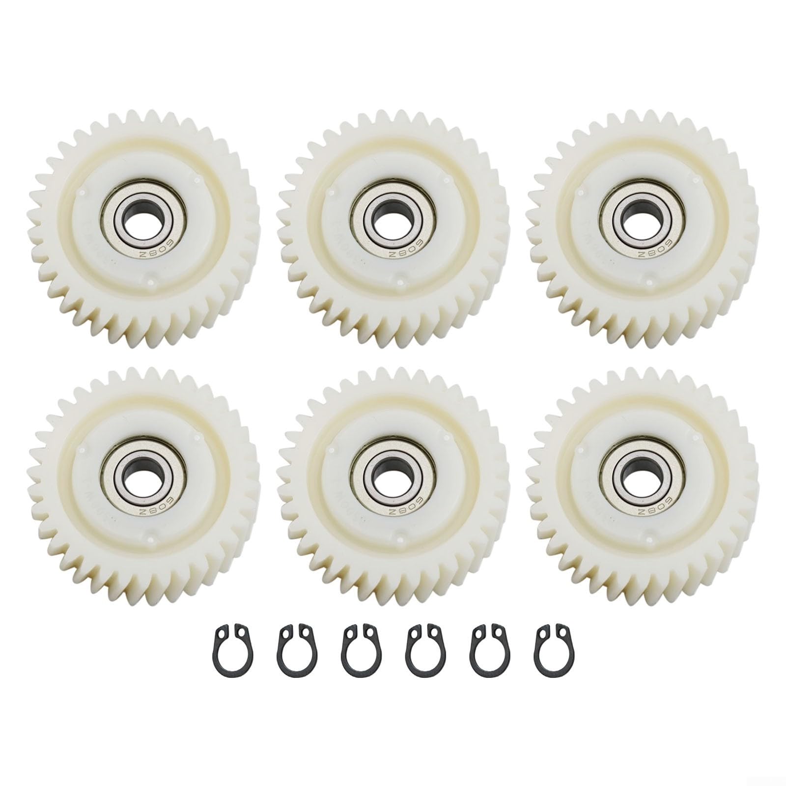 6 ingranaggi planetari per bici elettrica, in nylon, 31T, 35T, 36T, denti 608, design compatibile con cuscinetti (36 denti)