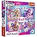 Trefl 35 a 70 Elementi, 4 Set, Pony Colorati, per Bambini da 4 Anni Puzzle, Colore My Little, 34375