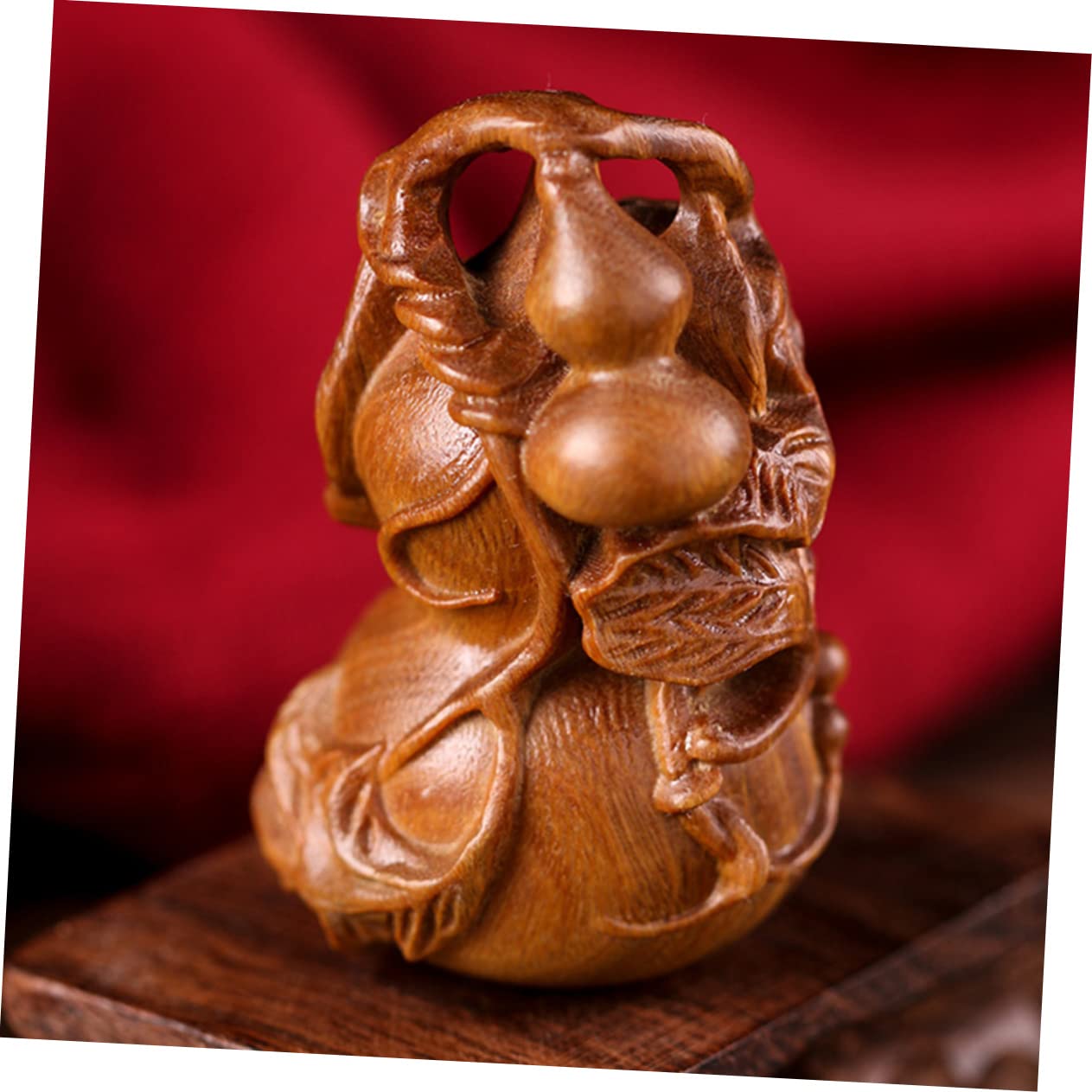 Amazon.co.jp: HOMOCONO 2個瓢箪型飾り 置物 風 富の象徴 卓上装飾