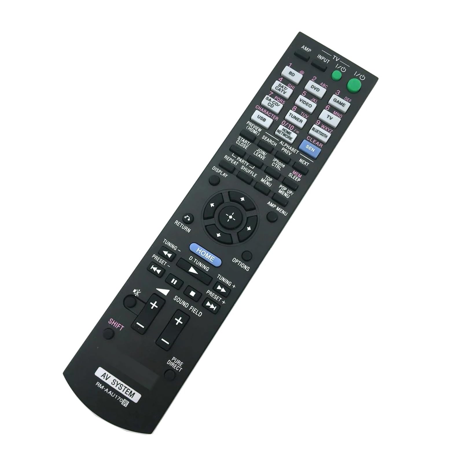 RM-AAU170 RM AAU170 for SO-NY Audio Home Theater System RM-AAU169 RM-AAL008 STR-DN840 STR-DH740 STR-DH550