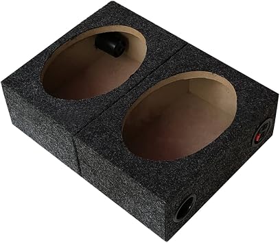 dsfgybj Universal Sealed Car Speaker Box for 6X9 Speaker - Pair of Subwoofer Boxes for Car Music - Single Box for Car Speaker