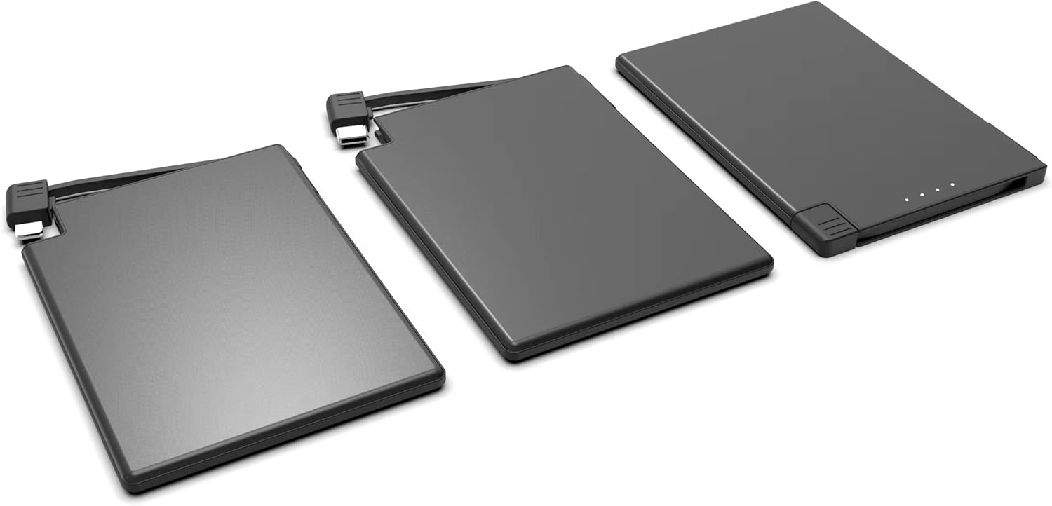 TNTOR Mini Power Bank, 3500mAh USB C Portable Charger with Builtin