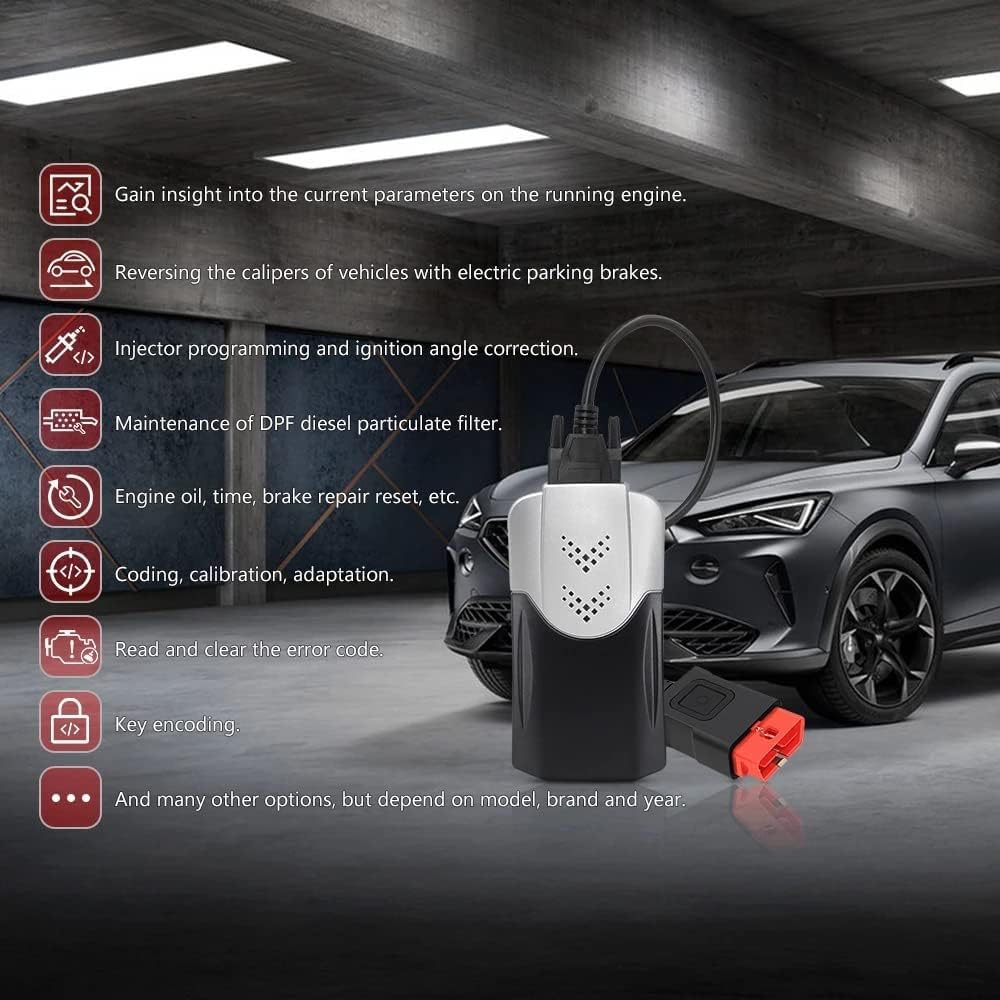 VD150 Pro Bluetooth 2021.11 avec Keygen 2020.23 pour TNESF ORPDC Voiture Camion Obd Obd2 Scanner OBD-II Outils de diagnostic du système moteur (scanner avec câbles de voiture)