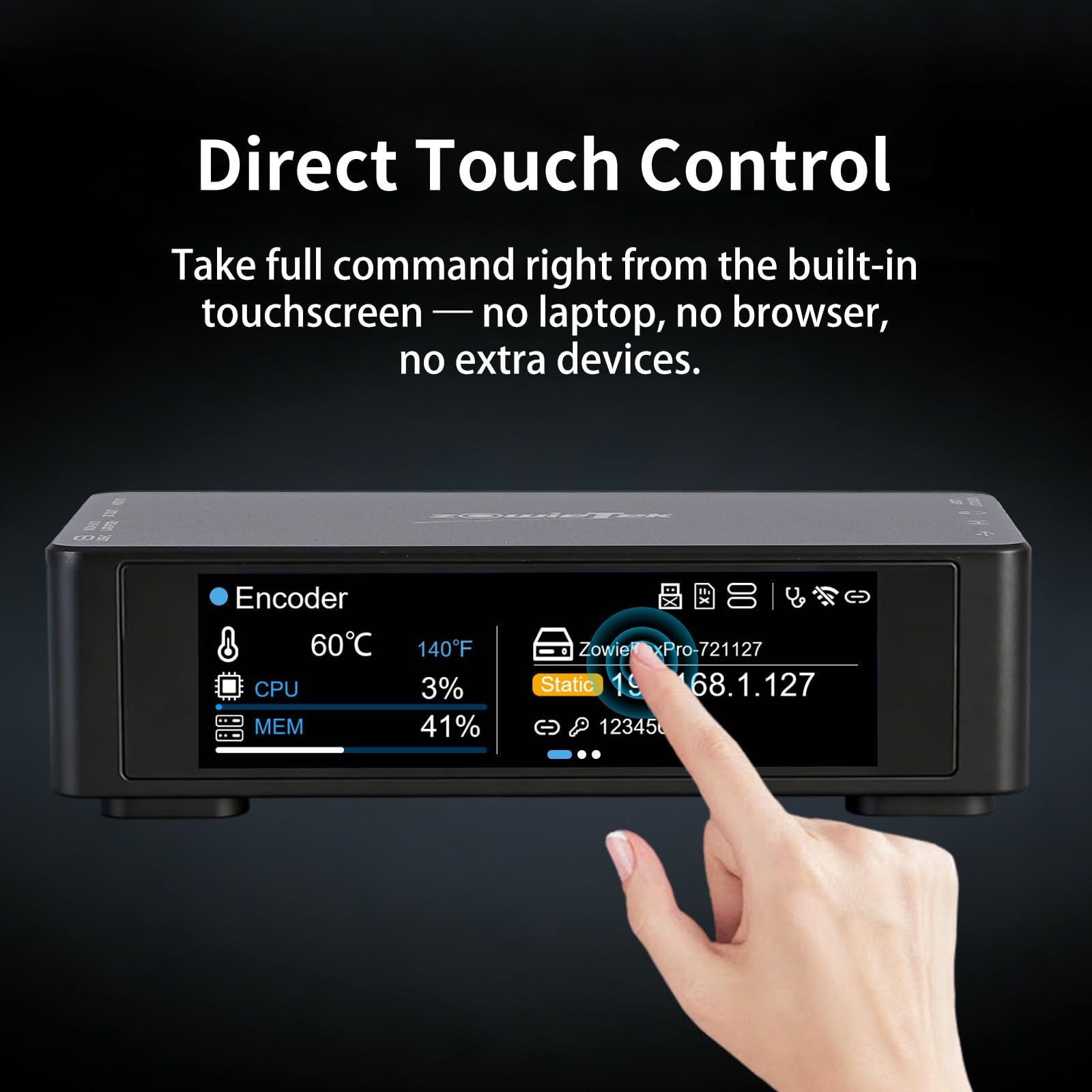Amazon.co.jp: Zowietek ZowieBox Pro 4K60 HDMI NDI ビデオ