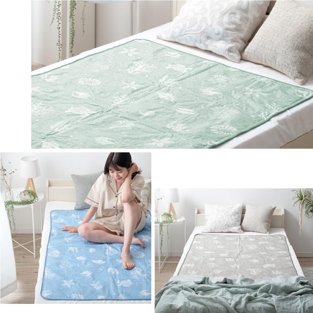 Amazon｜タンスのゲン 敷きパッド シングル【たった1分で-8.2℃】瞬間