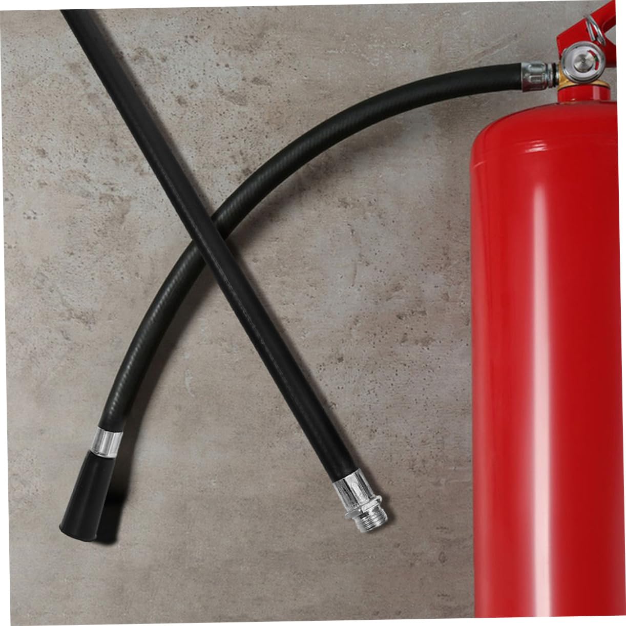 ERINGOGO Stop Fire Feuerlöschspray 4 Stück Ersatz Gummischlauch mit Sprühdüse aus Pp Einfache Installation für Feuerlöscher im Haushalt und Außenrohr