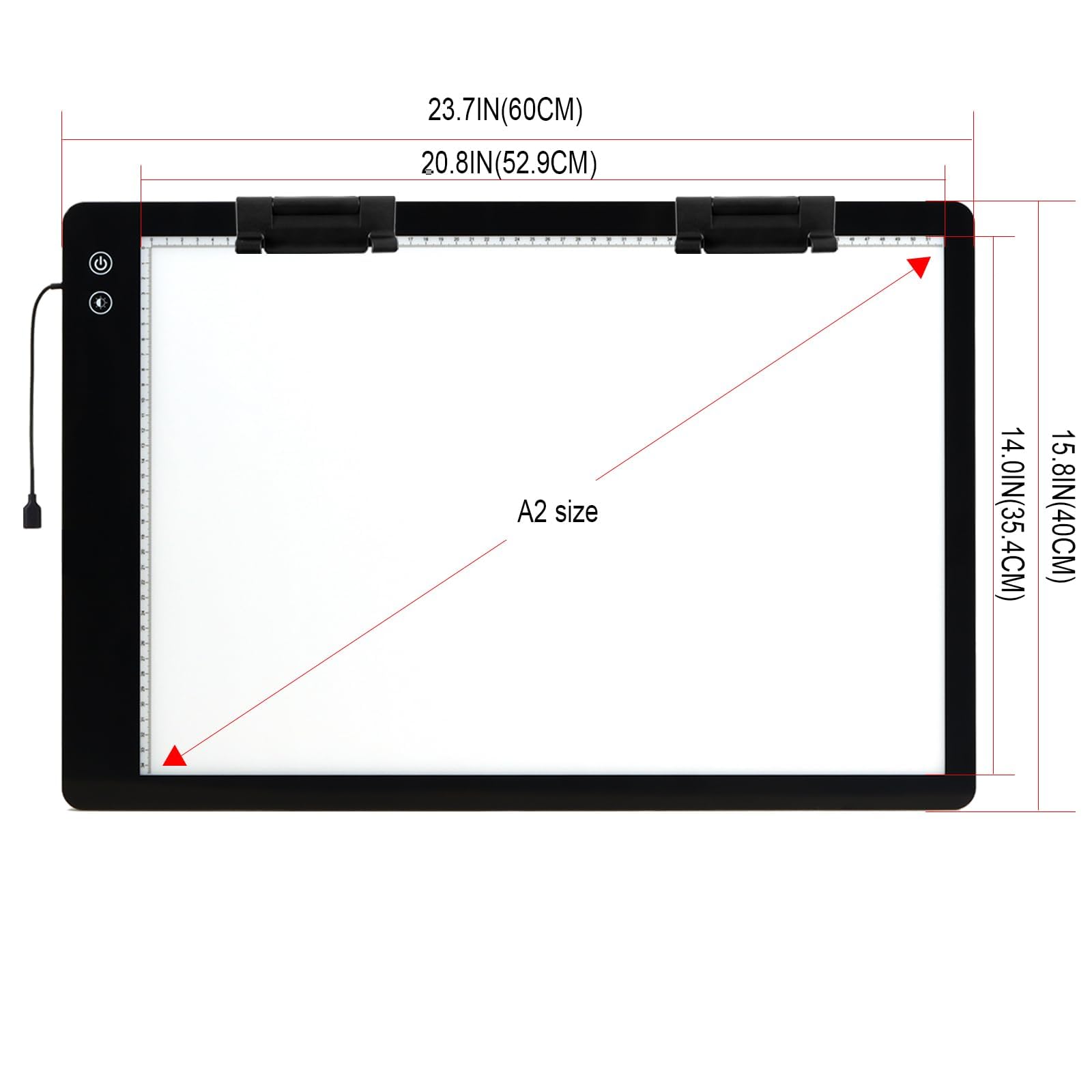 Amazon.com: KOBAIBAN Rechargeable Large A2 Tracing Light Pad, 3