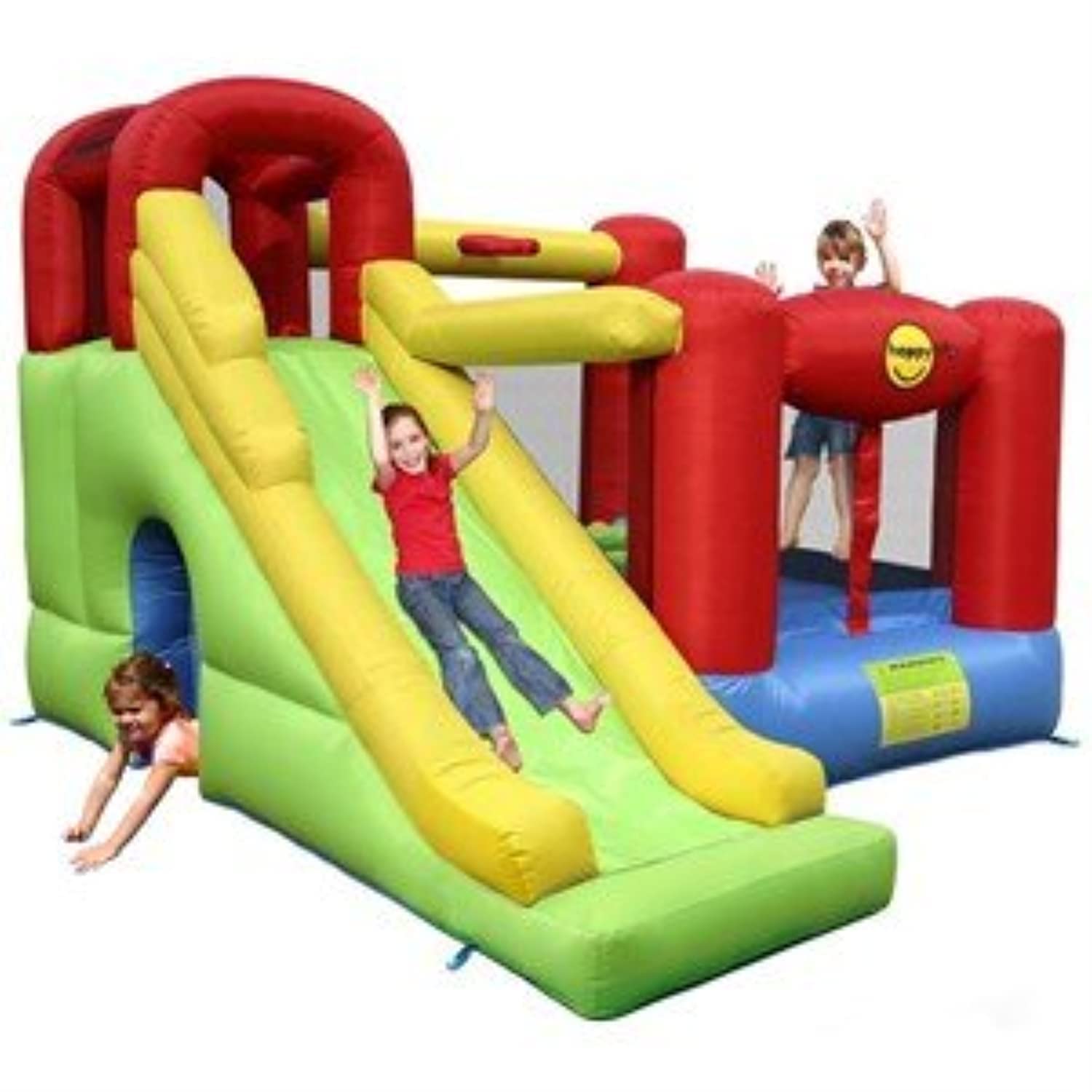 Happy Hop Playcenter 6 In 1, 9060, Inflatable Playcenter For Kids, Multicolor