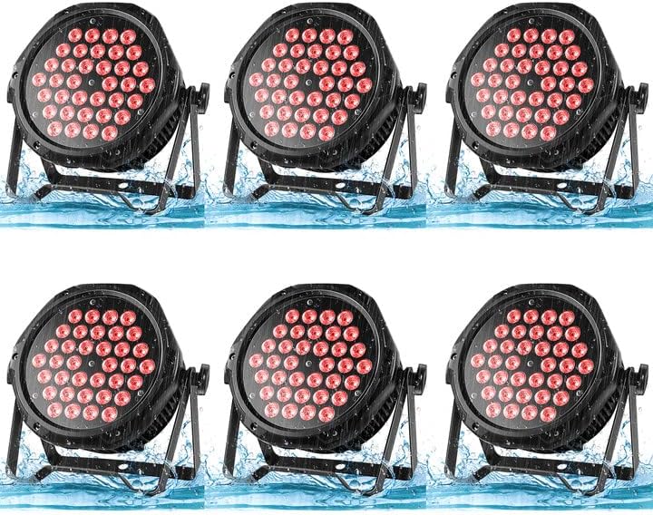 Luces LED de escenario IP67 impermeables par luces de 180 W de alta potencia para exteriores, luz vertical RGB HOLDLAMP para eventos, control DMX