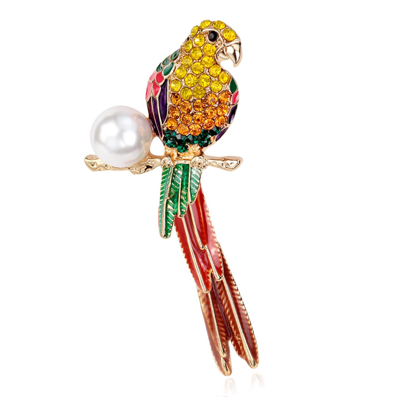 FAIRYGATE Anti Exposure Fixed Brooches Women Unisex Vintage Rhinestone Office Party Brooch Pins Lapel Pin Dress Suit Accessories Boutonniere — view 37