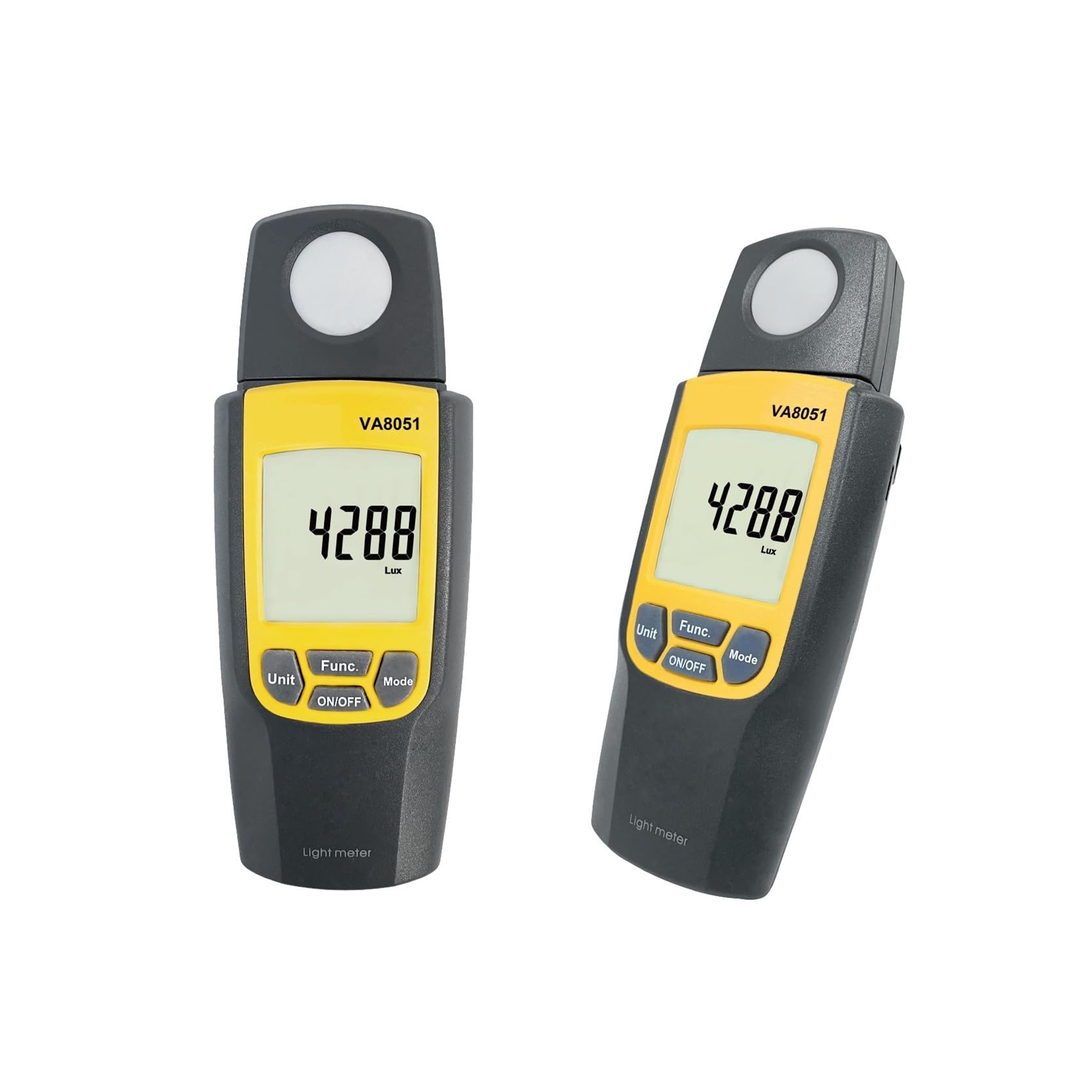 Espectrofotómetro, Medidor De Luz Iluminancia Digital VA8051, Luxómetro Con Sensor Giratorio 270 ° For Plantas, Probador Luces LED For Interiores Y Exteriores