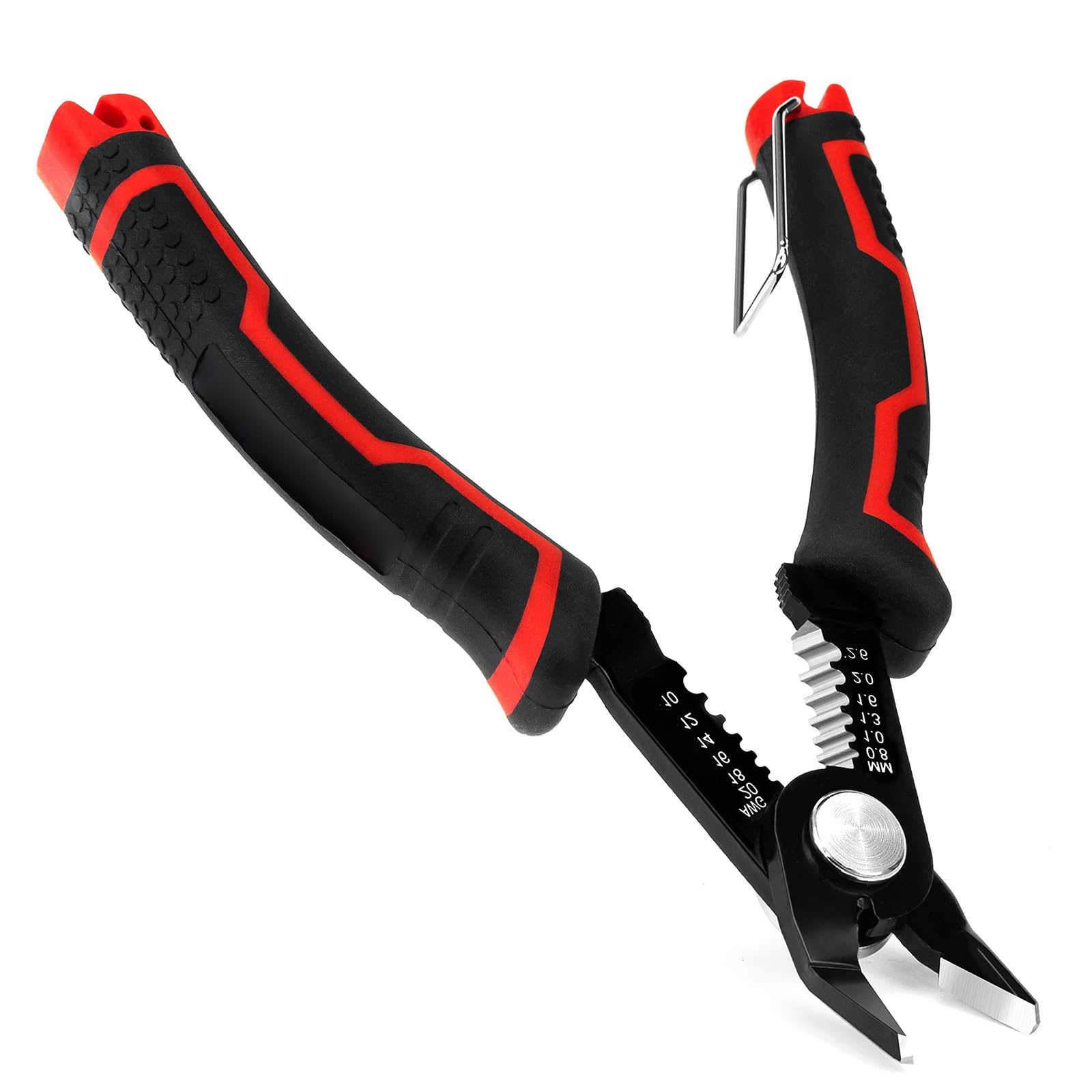 1 Pcs Wire Cutter 5.0 inch, Cable Stripper Tool, 3 in-1 Side Cutter, Wire Cutters, Wire Stripper Ergonomic Anti-Slip Handle, Suits for Electrical Repair, Appliance, Home Appliance, Safe Lock