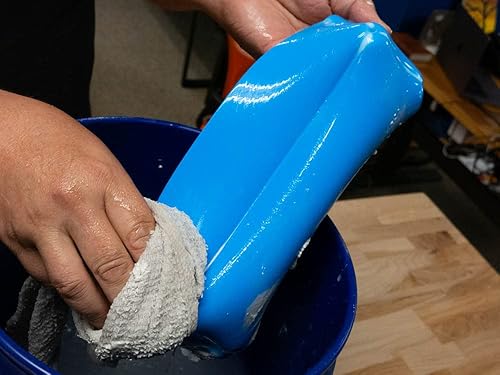 Miniatura 7 de MUDFLEXTOOLS Sartén flexible Ez Clean de 10.5 pulgadas para paneles de yeso, silicona suave, agarre apretable, se estira, antiadherente, a prueba de