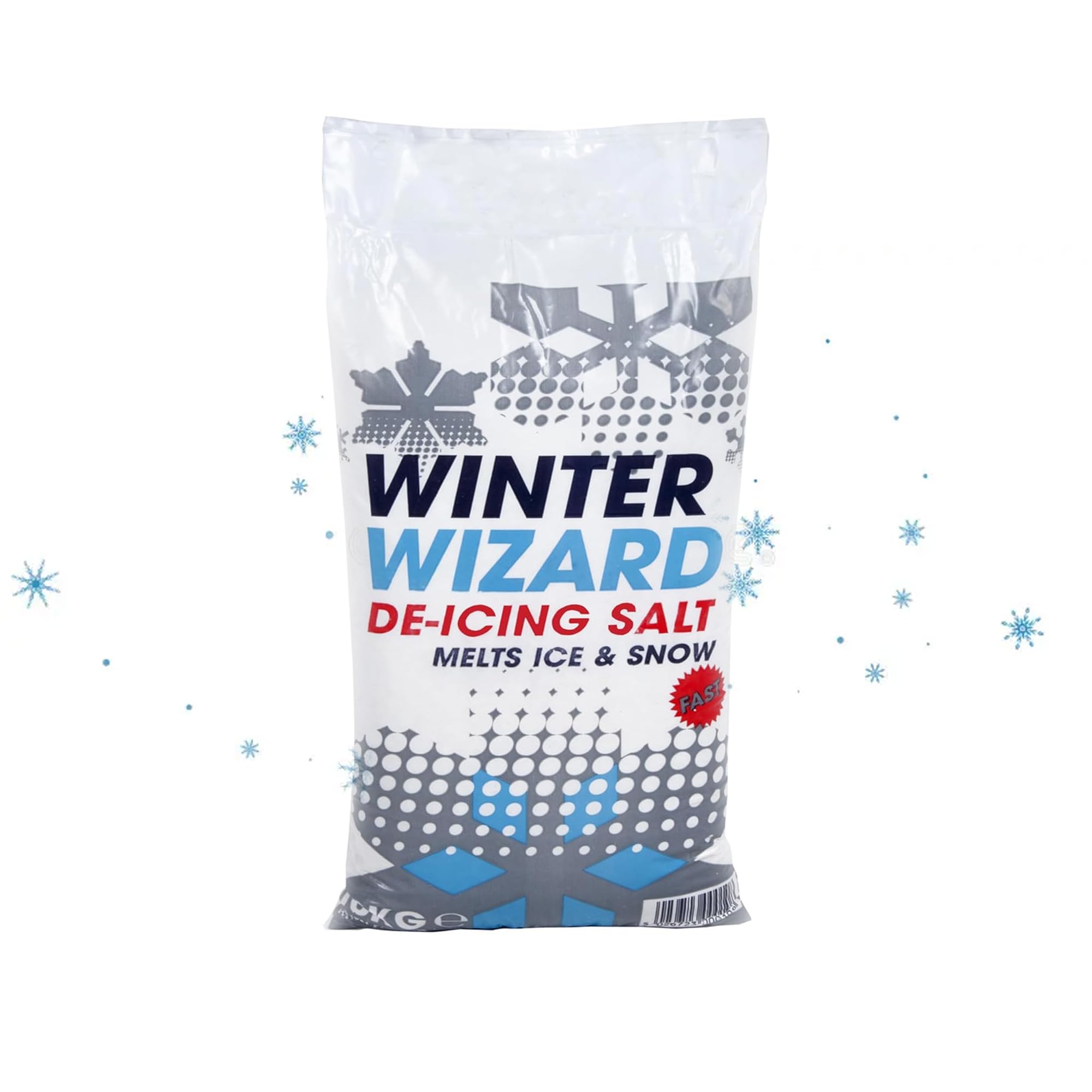 Star Supplies White Easy To Sprinkle Winter Rock Grit De-Icing Salt Perfect For Roads, Paths & Gardens (20Kg (2 Bags))