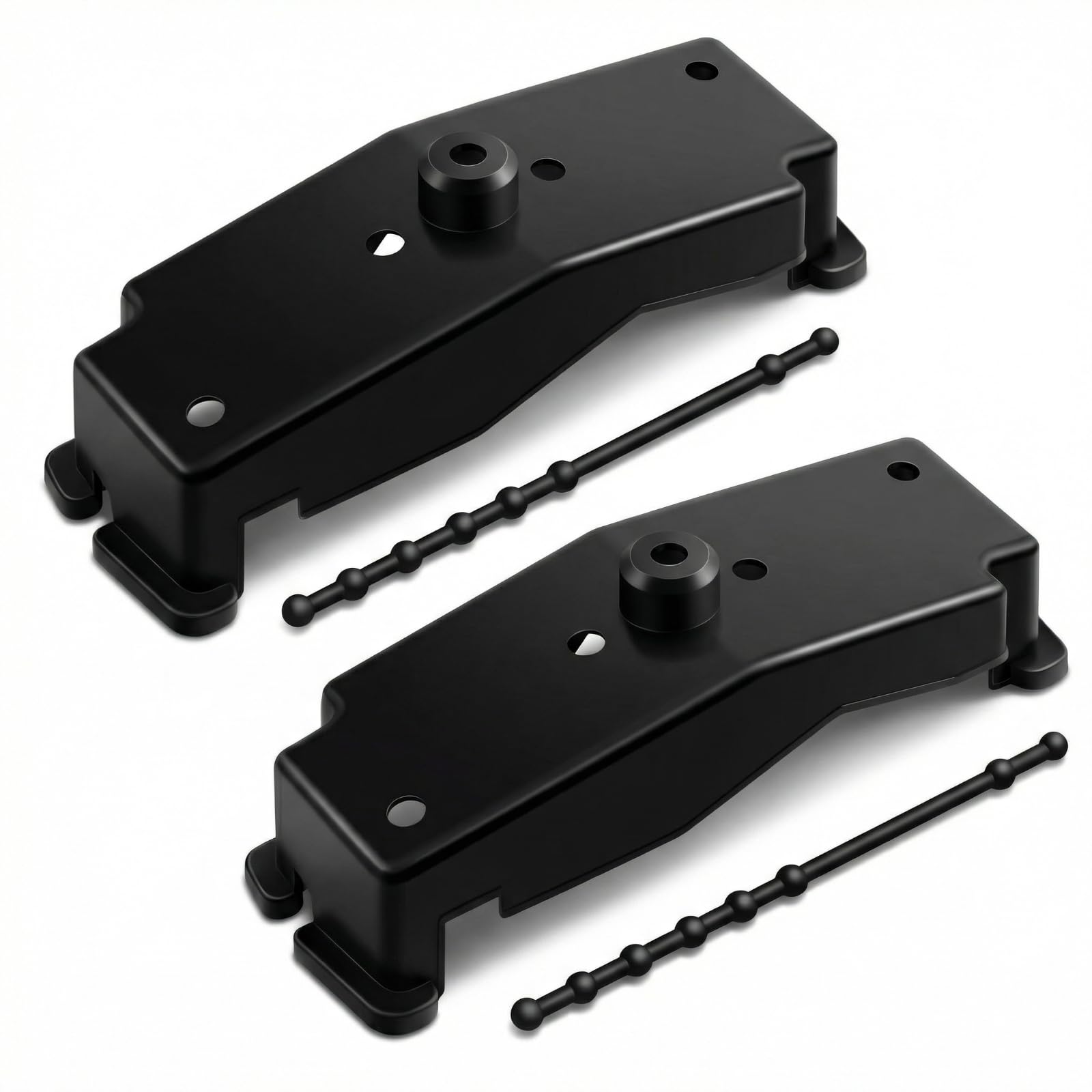 Civaner 2 Sets Blade Guard Protector Heavy Duty Plastic Ice Auger Protector with Secure Holding Strap Optimized Depth Design for Blade Storage & Protection Ice Fishing Accessories