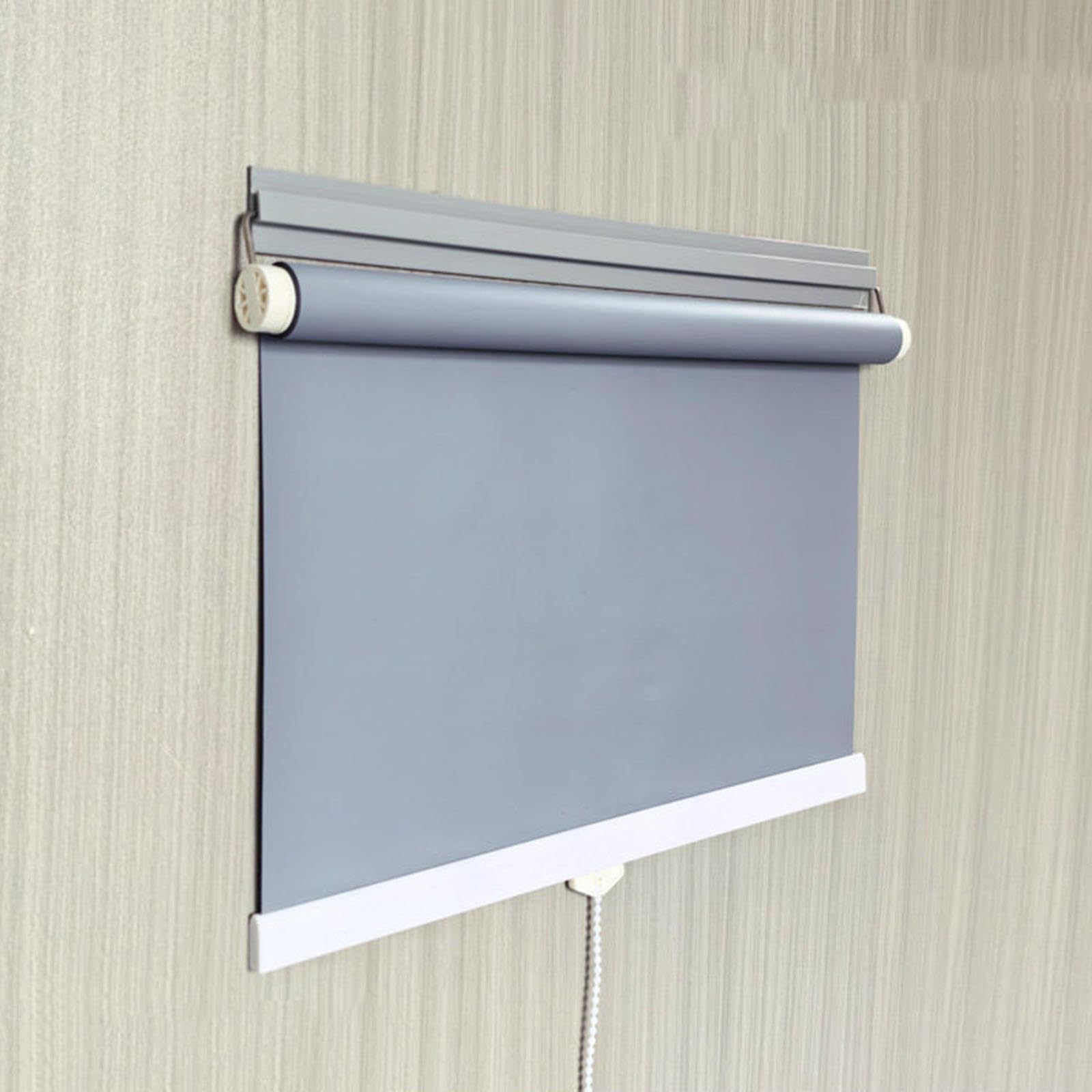 Sombras de Rodillos de oscurecimiento,Persianas de Rodillos retráctiles,grey-W75xH200cm(30x79in)