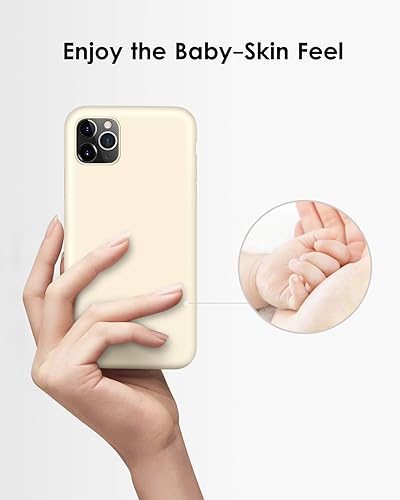 Miniatura 10 de DTTO - Funda de silicona con amortiguación de rejilla de panal para iPhone 11 (2019) de 5.8 pulgadas, serie Romance con cámara mejorada y protección