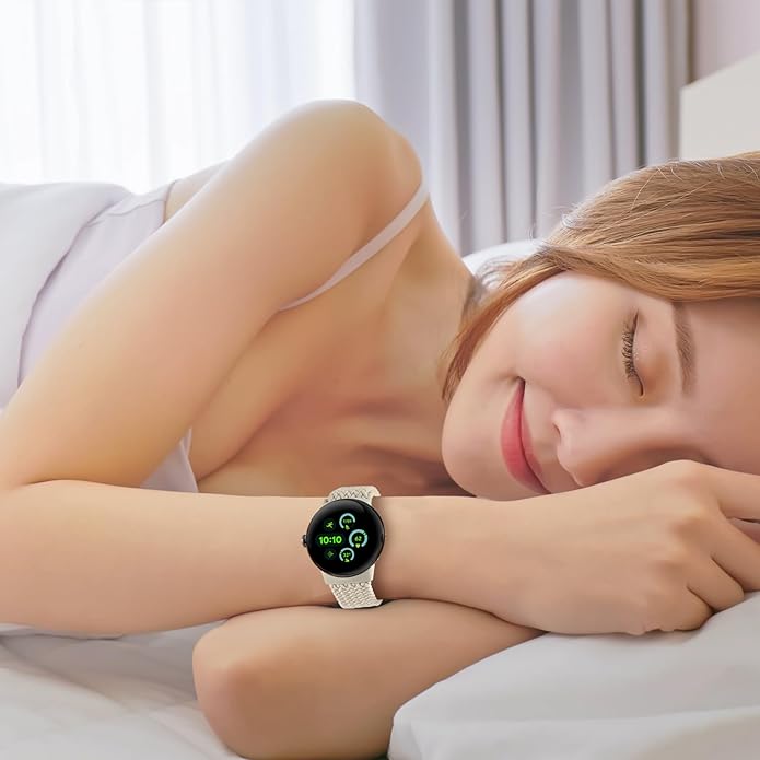 Correa magnética trenzada de nailon compatible con Google Pixel Watch miniatura 5