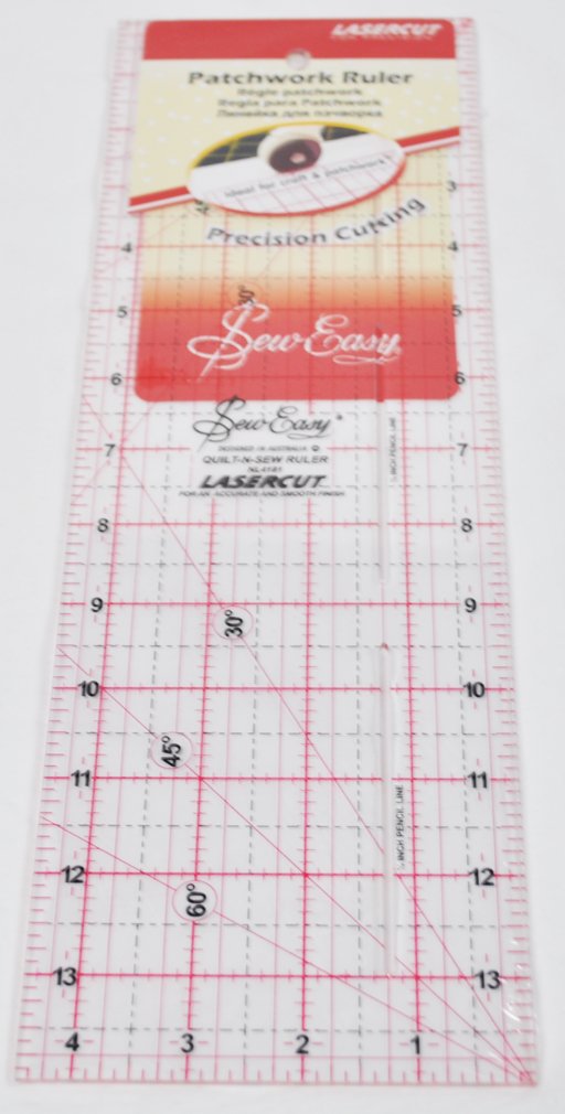Sew Easy 14 Inch X 4.5 Inch Patchwork Quilt Ruler Nl4181