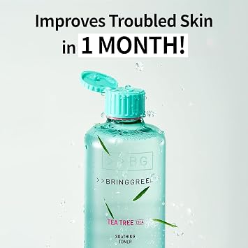 BRING GREEN Tea Tree CICA Soothing Toner & Cleansing Foam