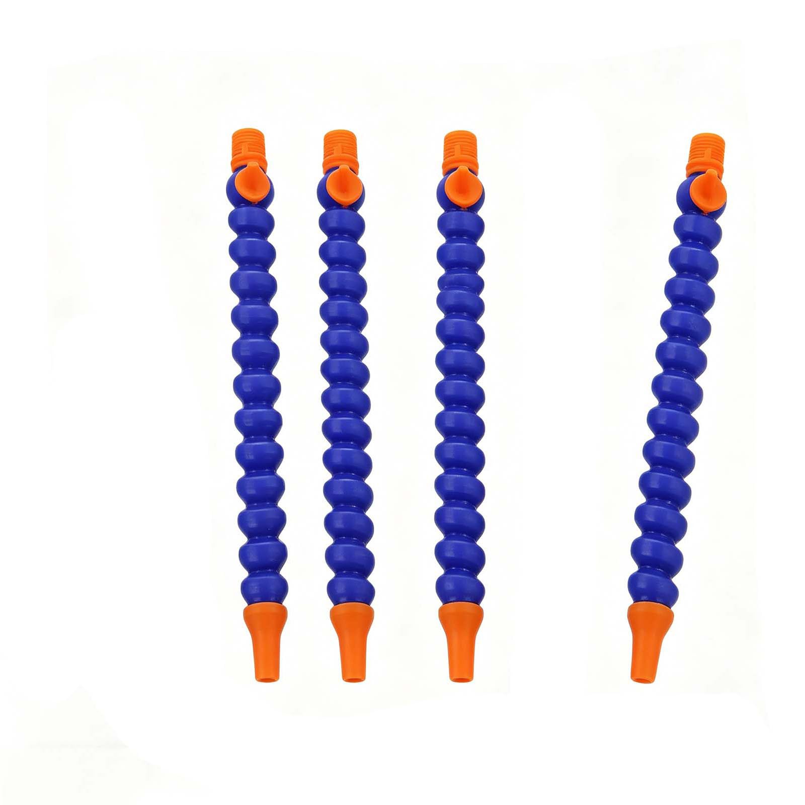 Wyqxty With Switch Flexible Coolant Pipe Coolant Pipe Hose, Plastic Adjustable Round Nozzle, Multiple Sizes, 4 Pcs For Cnc Lathe