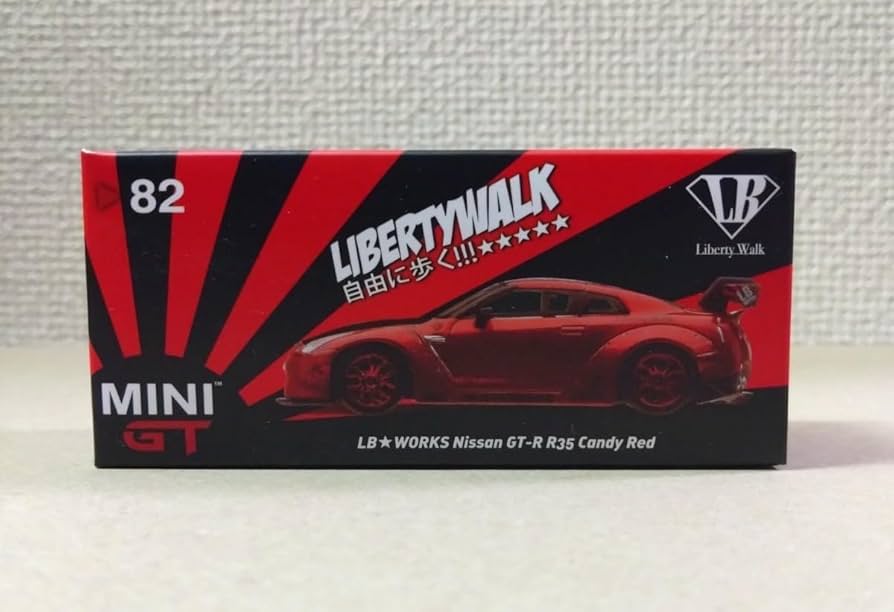 ミニカー minigt LIBERTYWALK GT-R Candy Red ミニカー minigt LIBERTYWALK GT-R Candy Red 1/64スケール MINI